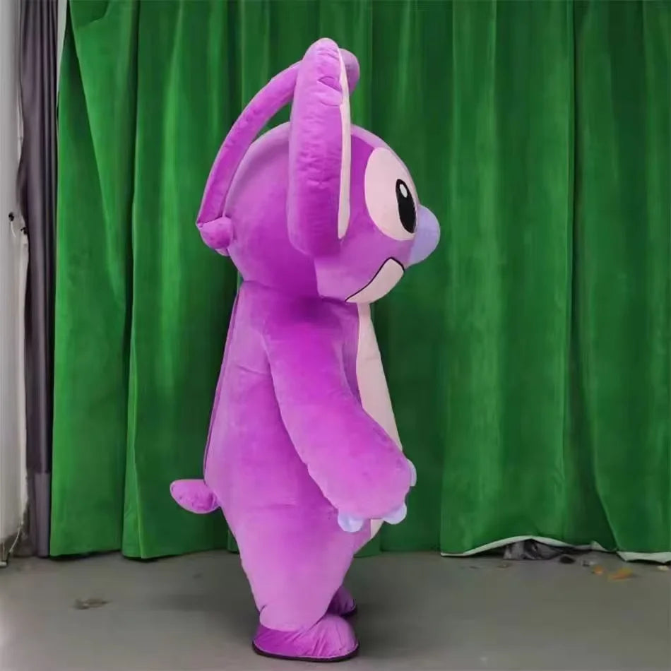 Giant Stitch-es Inflatable Mascot Costume Anime Pink Angel Character Suits Party Animal Adult Cosplay Performance Fancy Dress