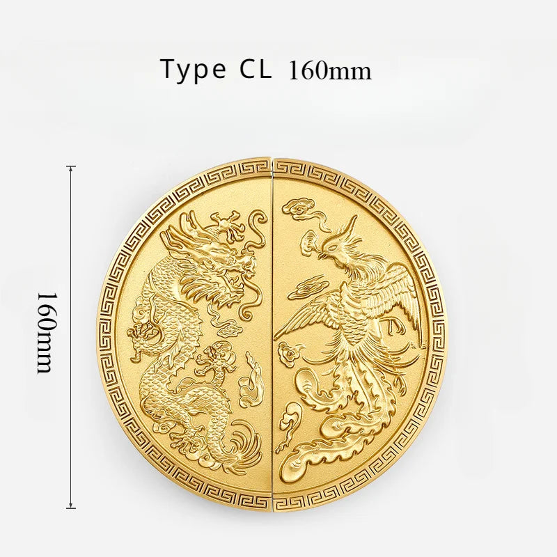 High-end Cabinet Door Handle Pattern Brass Xiangyun Furniture Luxury Wardrobe Cabinet Round Door Drawer Knobs