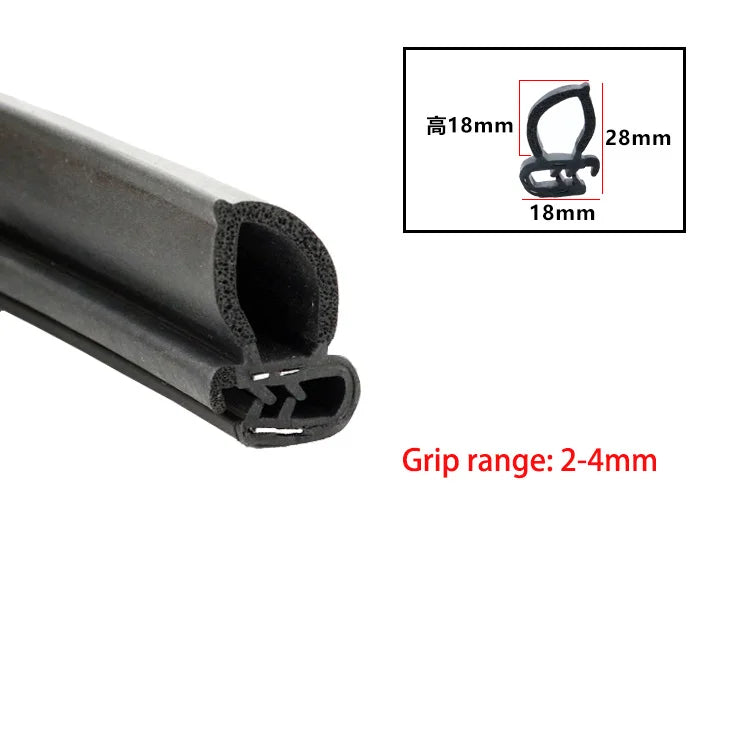 1/3meter Door Edge Guard Rubber Sealing Strip U Type Hardwearing Car Ship Dustproof Trim Soundproofing Waterproof Sealings Parts