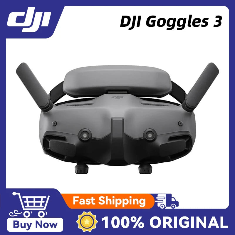 DJI Goggles 3 1080p OLED Screen 100 Hz Refresh Rate Rheinland Low Blue Light Certification for DJI Avata 2 / Mini 4 Pro / Neo 2