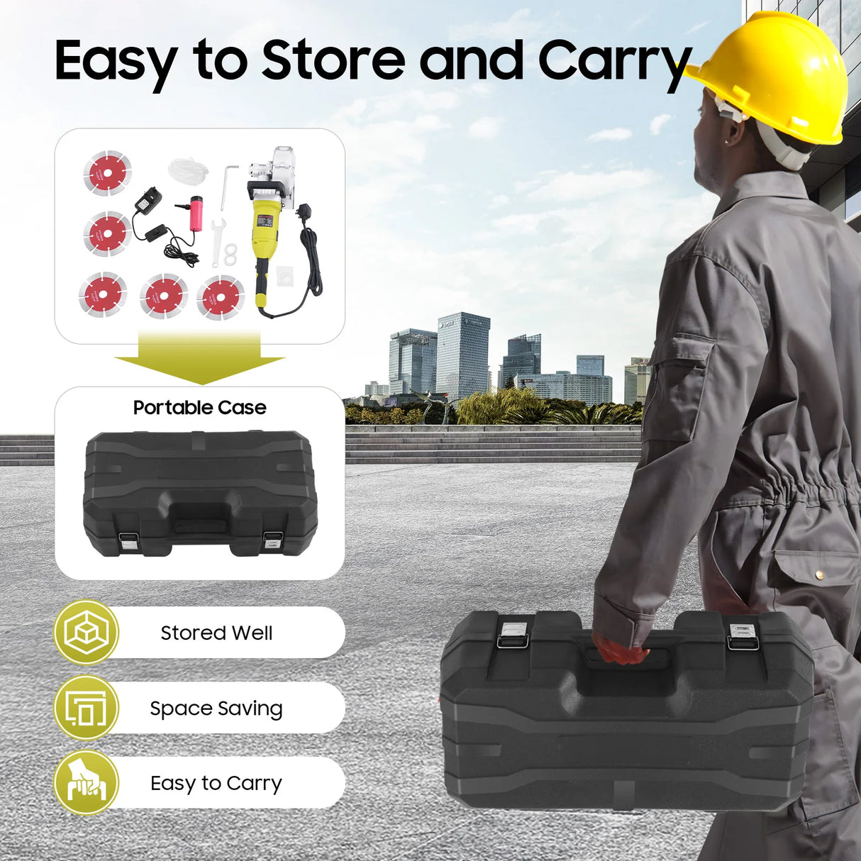 4000W Wall Slotting Machine Electric Wall Chaser Groove Cutting MachineSteel Concrete Cutting Machine 220V