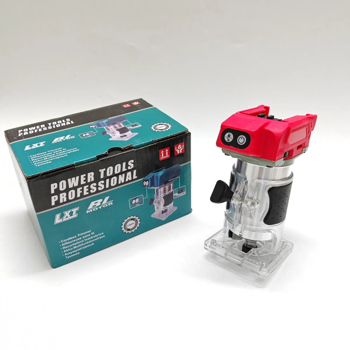 For Milwaukee 18V Battery Electric Trimmer Brushless Woodworking Trimming Machine Wood Router Milling Engraving Slotting Tool