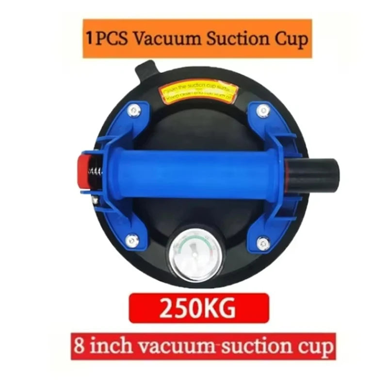 250 kg Vacuum Suction Cup Carrying Capacity Heavy Duty Lifter 8 Inch Hand Pump Suction Cup for Granite Tile Glass Manual Lifting
