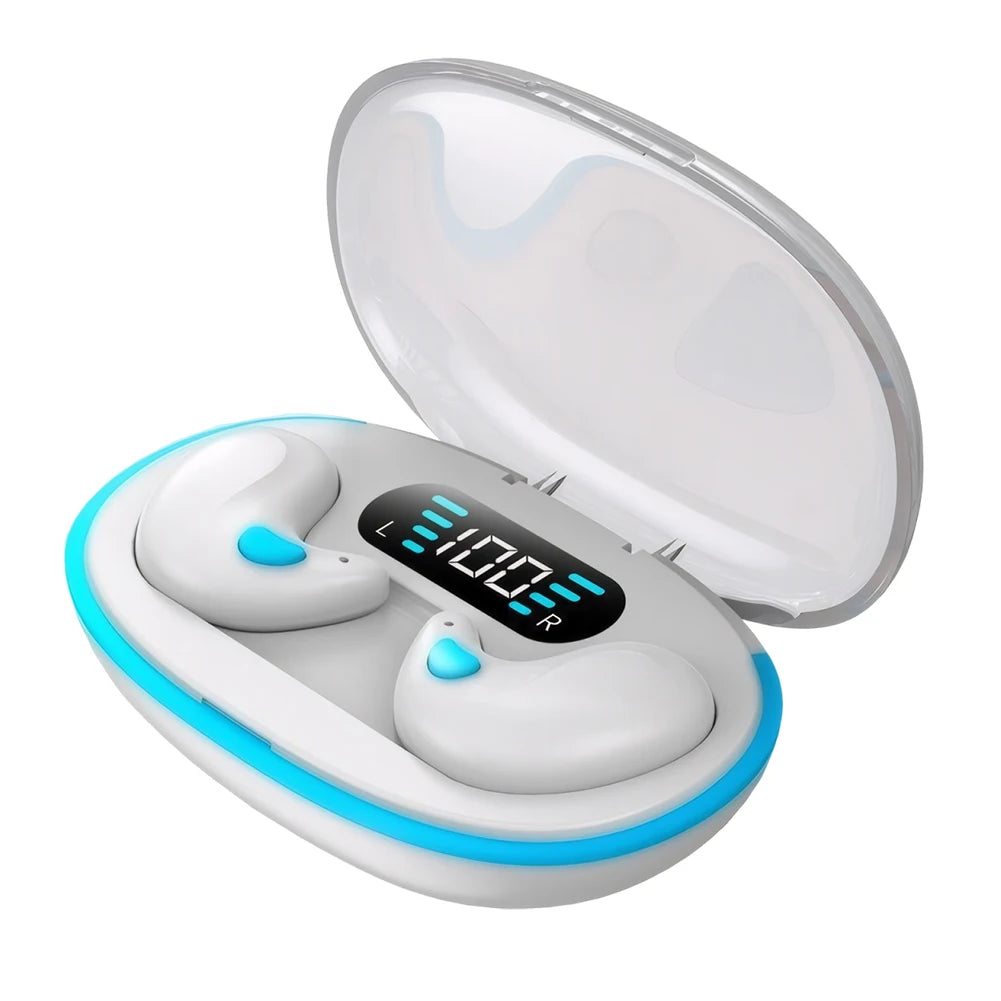 BT 5.3 Wireless Earbuds Noise Cancelling Invisible Sleep Earphones Touch Control Sense-Free Micro Sleep Earbuds for Better Sleep