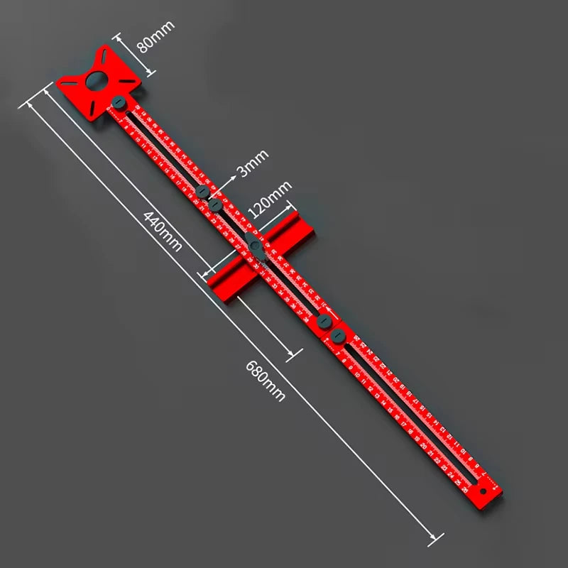 3 In 1 Router Milling Groove Bracket 9-61cm Woodworking Cutting And Milling Circular Tool Auxiliary Circular Drilling Tools
