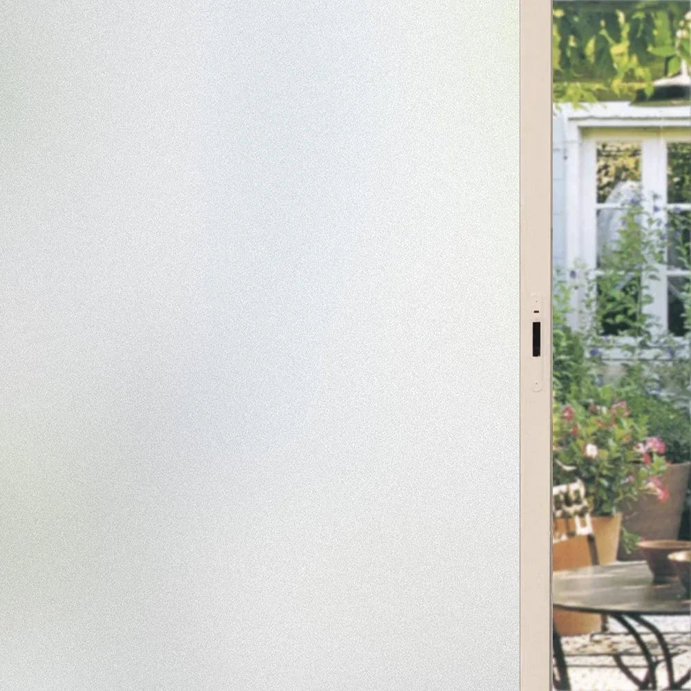 3D Frosted Decorative Window Film Privacy Static Cling Adhesive Stained Glass Film Matte Decals UV Protection Window Stickers