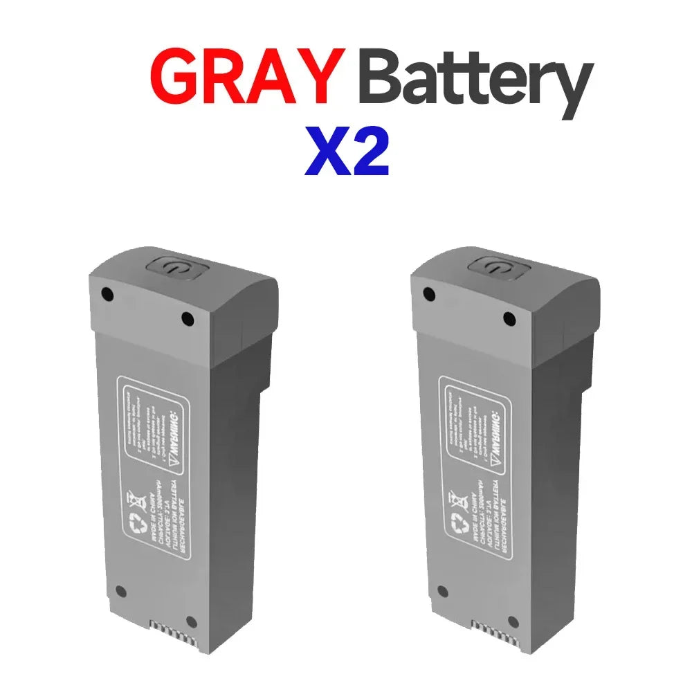 3.7V 2000mAh Z908 ProMAX Drone Battery For Z908 PRO RC Plane 3.7V 2000MAh Z908MAX Drone Grey/Black Battery Accessories Parts