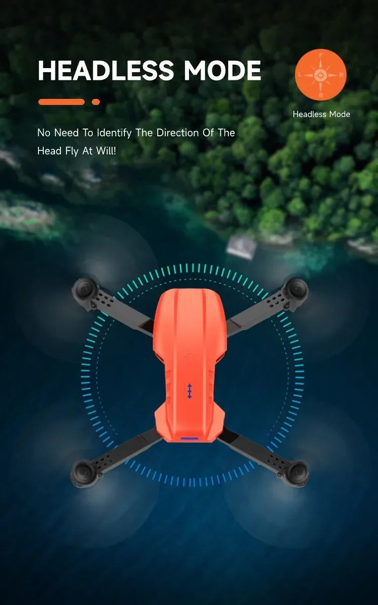 Foldable 4K HD Wide-Angle Camera Drone | WIFI Altitude Hold RC Quadcopter for Aerial Photography