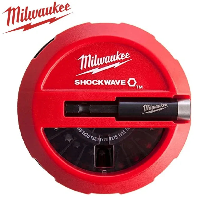 MILWAUKEE 4932430904 15 Pieces SHOCKWAVE Impact Duty Puck Set Drill Bits Set for Impact Drill Milwaukee Power Tool Accessories