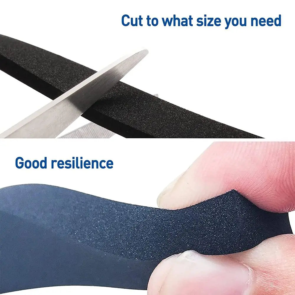 2M/Roll Foam Door Window Sealing Strip Weather Stripping Self-Adhesive Soundproof Windproof Dustproof Draught Excluder