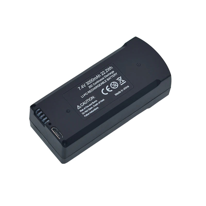 2Pcs V168 Pro Max original 7.4V 3000mAh Lipo Battery suitable for V168 V198 GPS 8K 3.7V 2000mAh drone charging backup battery