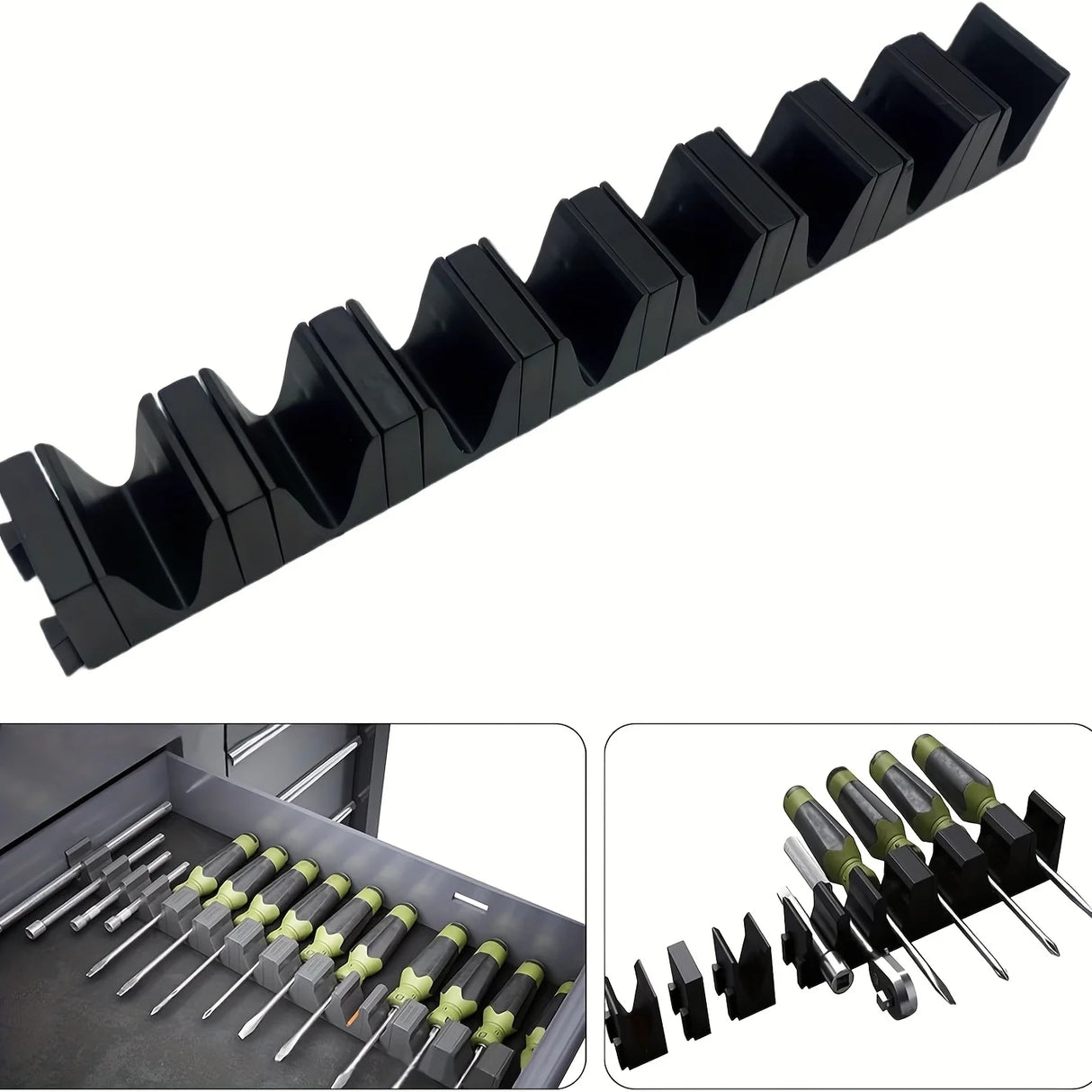 16 Modular Screwdriver Storage Box Multi-Purpose Hardware Tool Adjustable Durable Plastic Tool Box Gadget