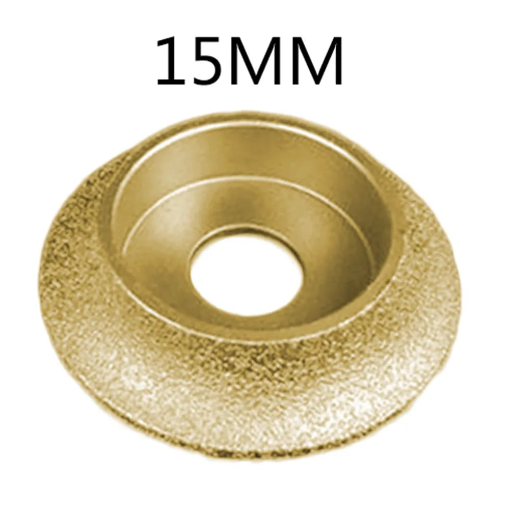 1Pc Vacuum Brazed Diamond Grinding Wheel Edge Profile Sanding Disc For Marble Granite Ceramic Glass Abrasive Tools Parts