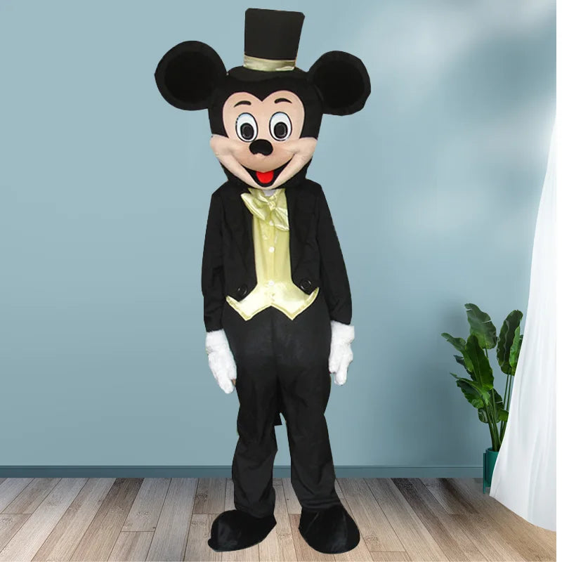Cosplay Mickey Minnie Mouse Mascot Set Classic Cartoon Characters Advertising Event Party Adult Cosplay Costume Disney