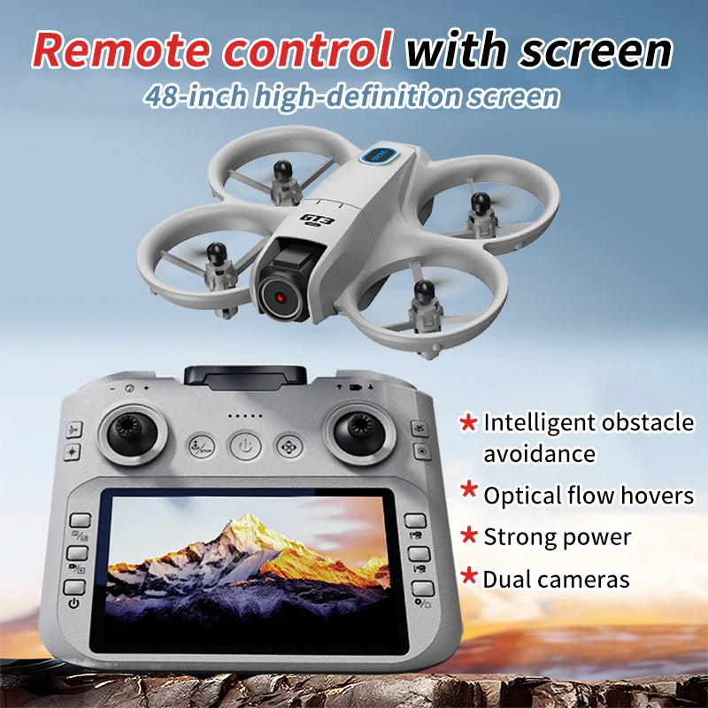 Lenovo GT3 Drone 8K HD Dual Cameras Remote Control Headless Mode Helicopter 360° Flip FPV WIFI Brushless Motors Quadcopter Toys