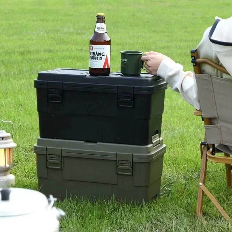 Complete Tool Box Storage Organizer Hardware Parts Tool Box Double-layer Camping Tools Case Portable Carry Case Professional