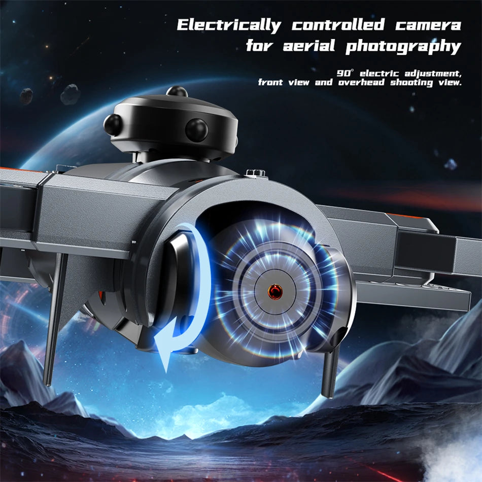New AE22 Spray Drone 8K Professional HD 180° Dual Cameras Brushless Motors Infrared Obstacle Avoidance Foldable Quadcopter Toys