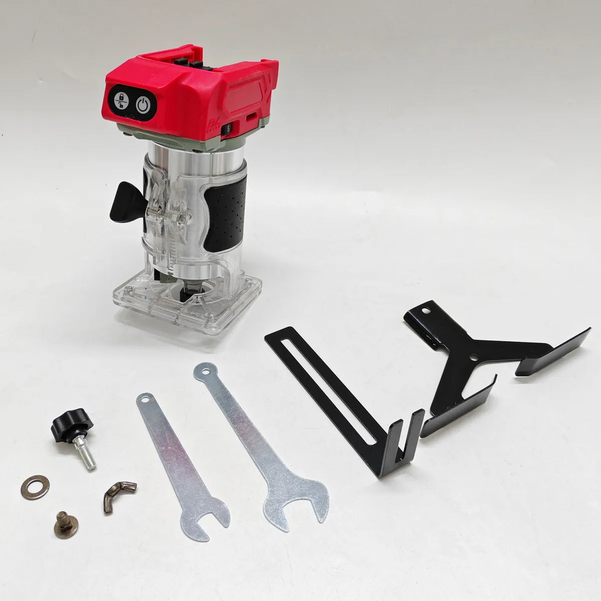 For Milwaukee 18V Battery Electric Trimmer Brushless Woodworking Trimming Machine Wood Router Milling Engraving Slotting Tool