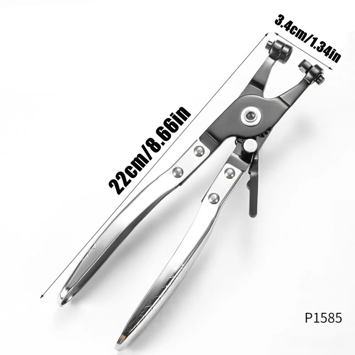 Wire Long Reach Hose Clamp Pliers Set Fuel Oil Water Hose Auto Tools,Hose Clamp Pliers for Fuel Oil & Water Hoses,Red