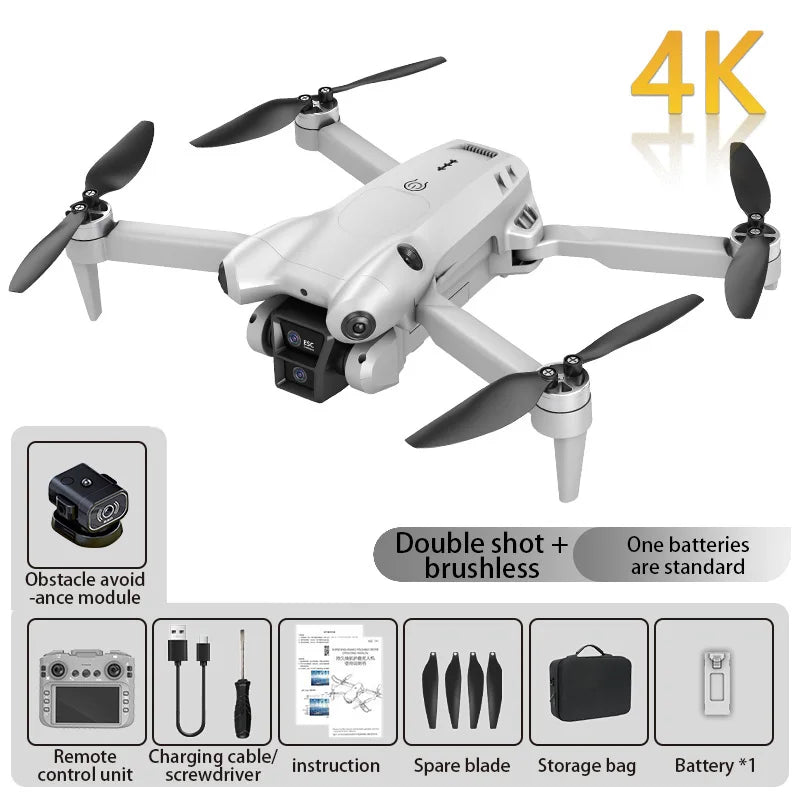 Brushless Intelligent Positioning Drone Remote Control With Screen Quadcopter Aerial Photography Remote Control Aircraft