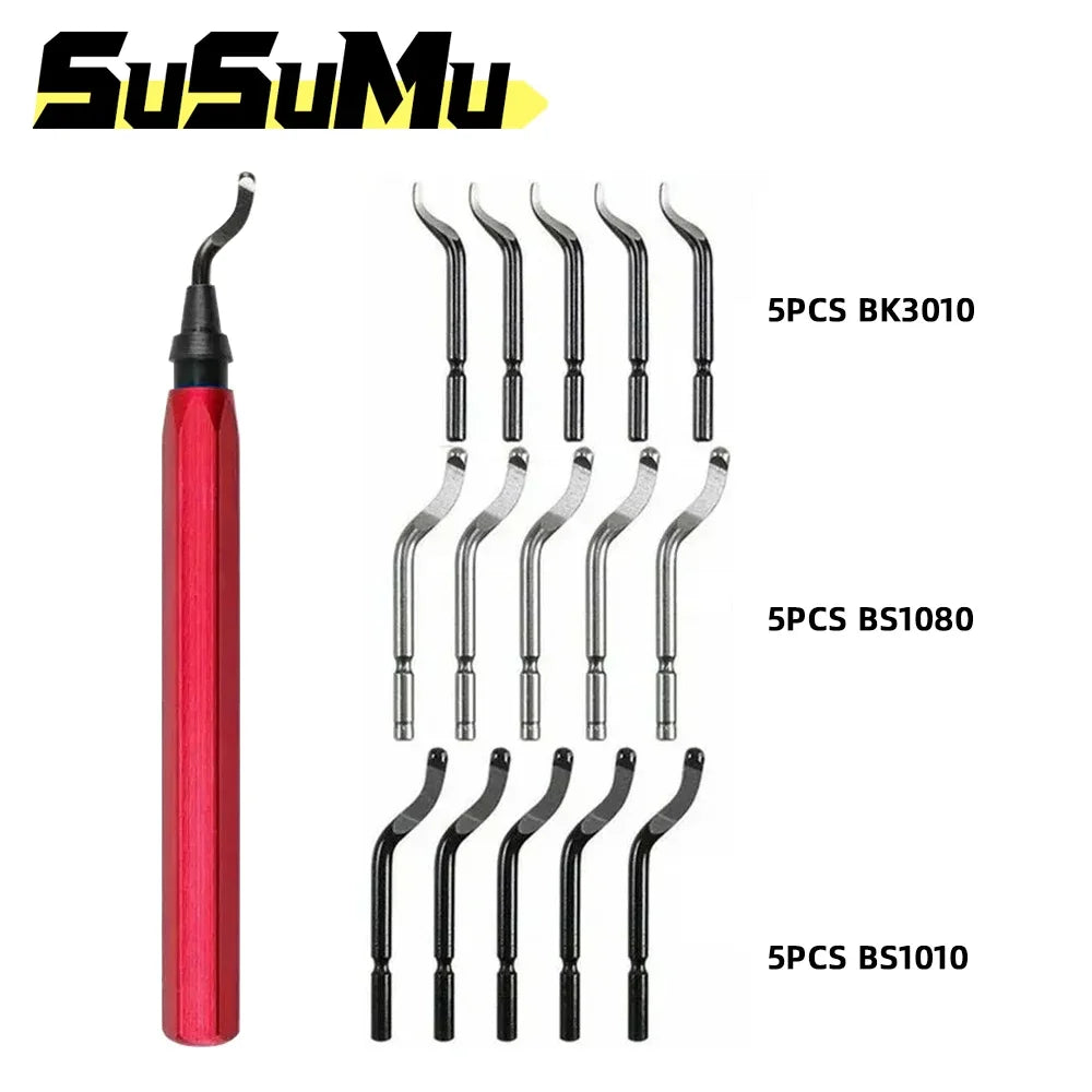 Burr Cutter Trimming Knife Scraper Deburring Tool DIY Edge Cutter Router Bit Rotary Deburr Tube Reamer Tool Parts Trimming Knife