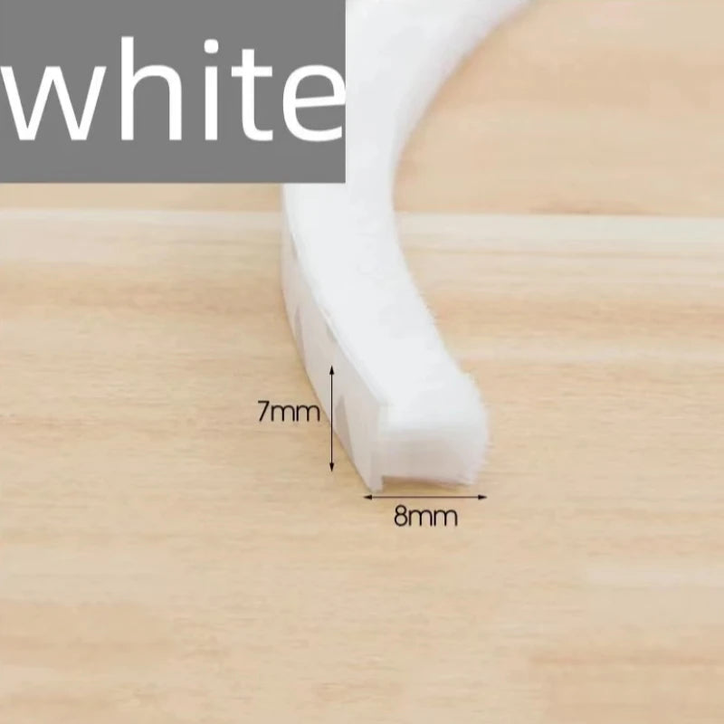 5/10/20M Self-adhesive Wool Sealing Strip, Aluminum Alloy Door And Window Insulation, Sound Insulation, And Collision Prevention