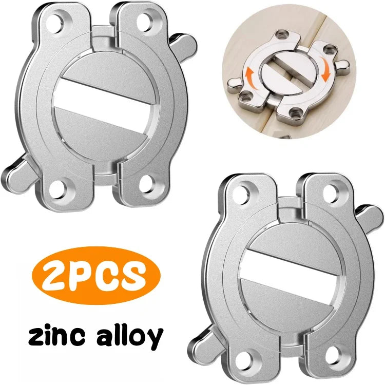 2pcs Tabletop Connector Folding Table Buckles Desk Supporting Folding Hinge Desktop Combination Wood Board Splicing Fasteners