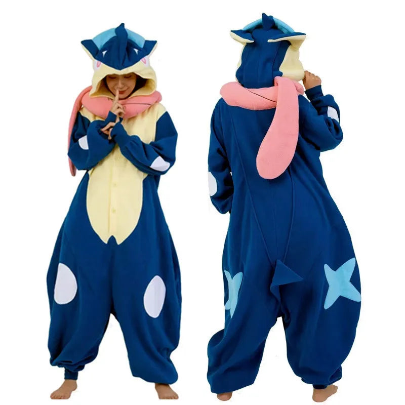 Snorlax Squirtle Mewtwo Onesie Kigurumi Gengar Cosplay Costume Halloween Adult Anime Cat Eevee Pajamas Pijama