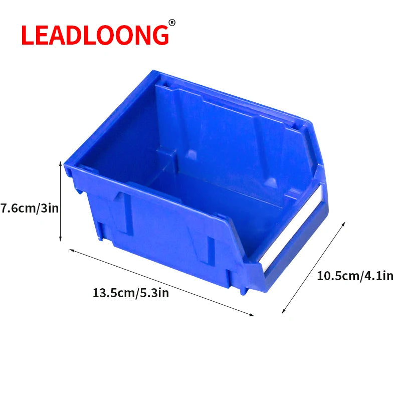 V1310 Plastic Stackable Storage Bins Screw Storage Boxes Stackable Bin (6/24pcs)