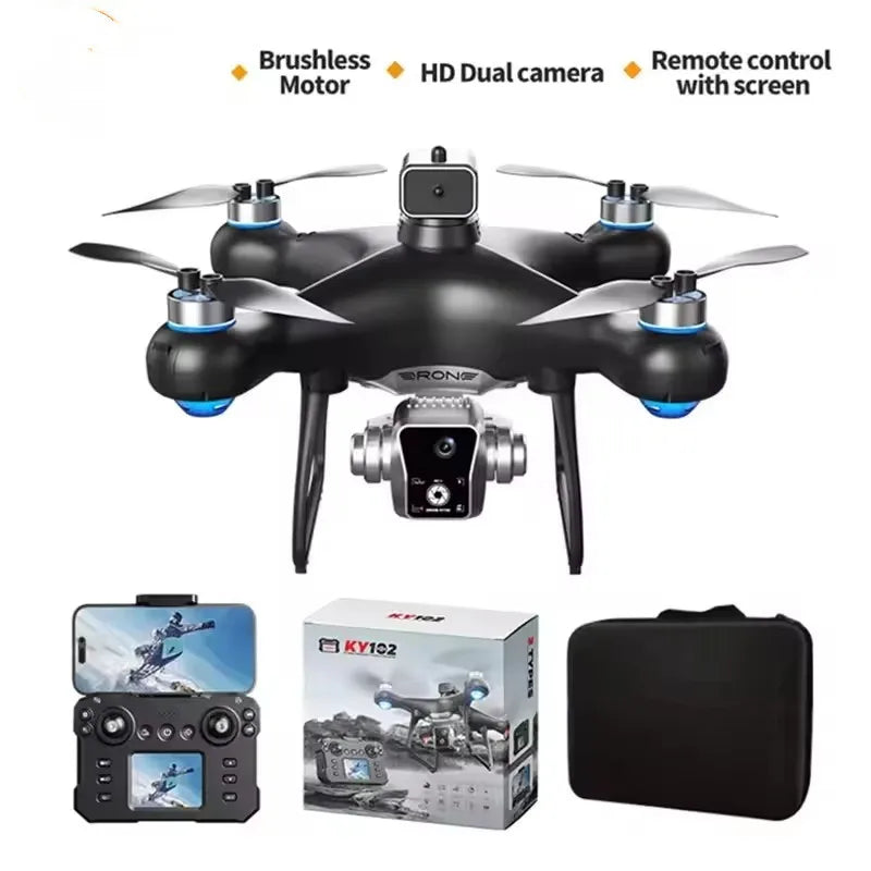 new KY102 With Screen Rc Drone Professional brushless 8K Camera Four-Axis Aerial Photography 5G WIFI RC Quadcopter