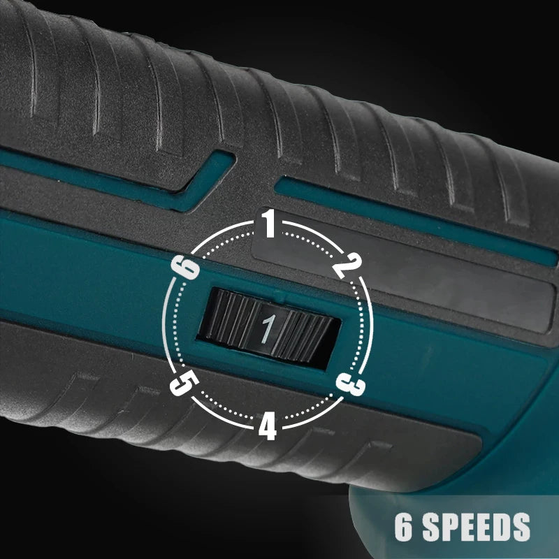 NEWONE 18V Brushless Oscillating Tool, Max Quick-release Anti-vibration Oscillating Multi-Tool, 6 Variable Speed Cordless Tool,