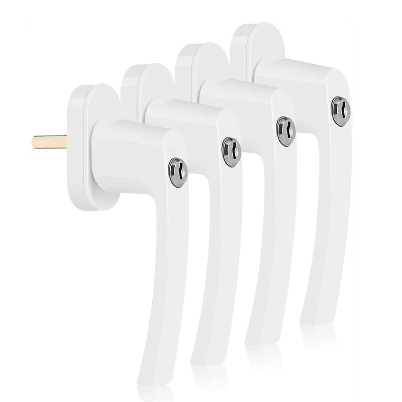 Universal Window Handle Key Locking with Locks Kids Security Door Handle for Double Glazing Windows Handle Door Turning Handle