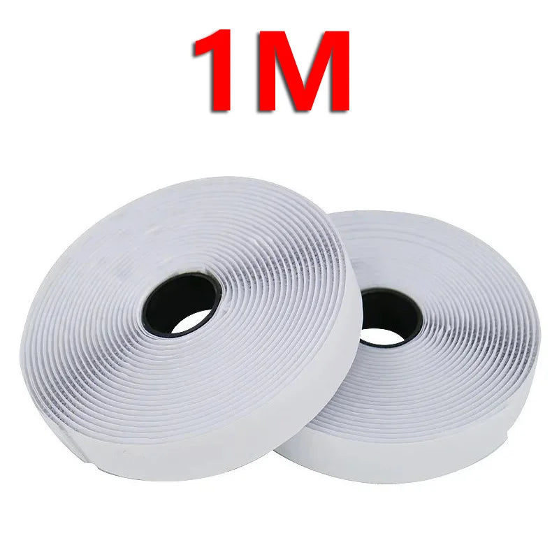 20/25/30/50mm Magic Sticker Tape Self Adhesive Extra Strong Double Sided Adhesive with Sticker Pad Fluffy Hook and Loop Fastener