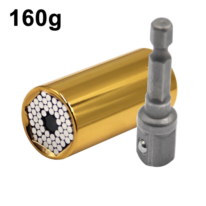 Universal Torque Wrench Power Drill Ratchet Bushing Spanner Key Magic Multi Hand Tools 7-19mm Head Set Socket Sleeve