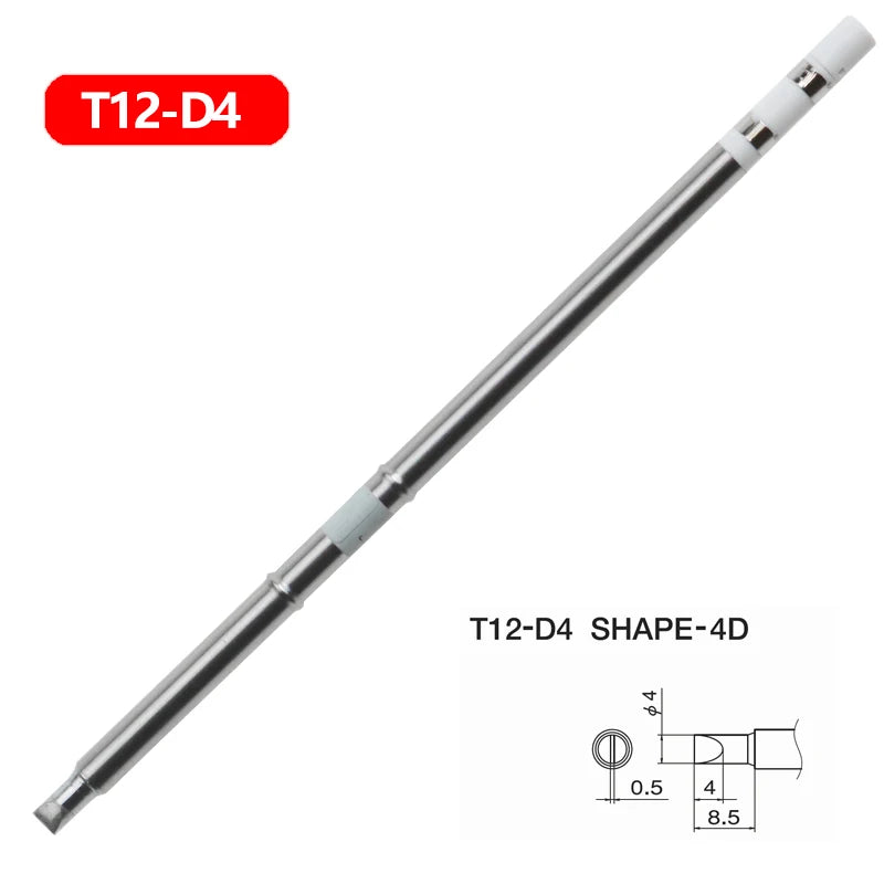 1pc T12 Soldering Iron tips Replacement Various models of Tip Electric Soldering Iron Tip T12- D4 D52 J02 JS02 BC3 CF4 KF KL