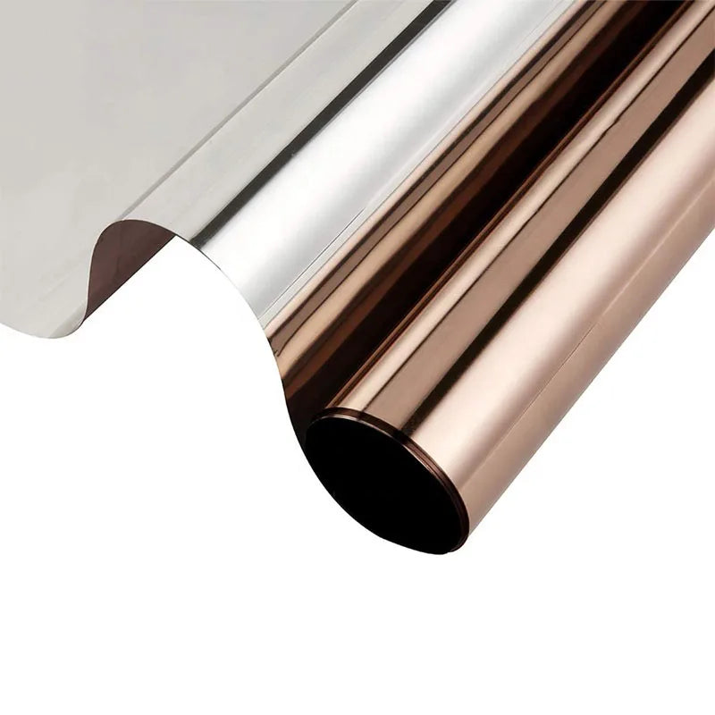 One Way Mirror Glass Film Privacy Film Self Adhesive Residential Window Film Heat Control Glare Reduction Anti UV Window Tinting