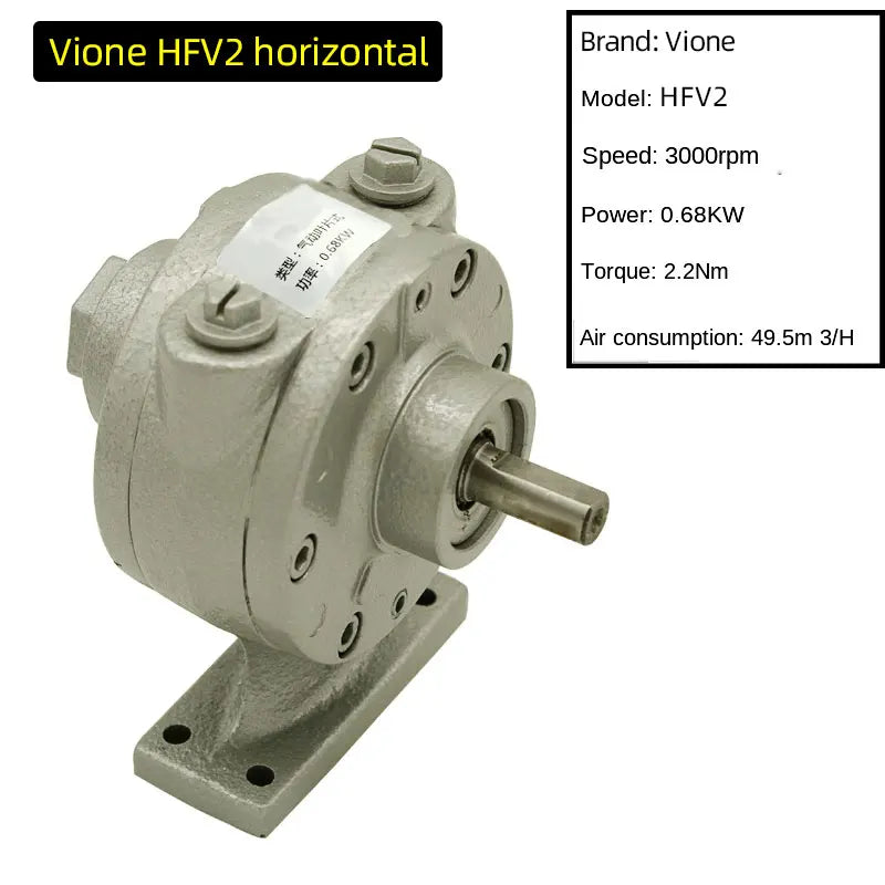 Air Operate Motor Vane HFV2 HFV4 Pneumatic Motor Industry With Gear Small Size And Large Horsepower Rotary Vane Air Motor