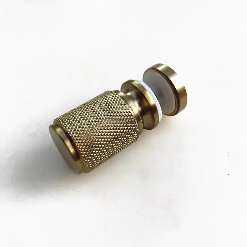 Solid 304 stainless steel single hole shower room handle bathroom glass door handle glass cabinet door small handle(SJ-5310S)