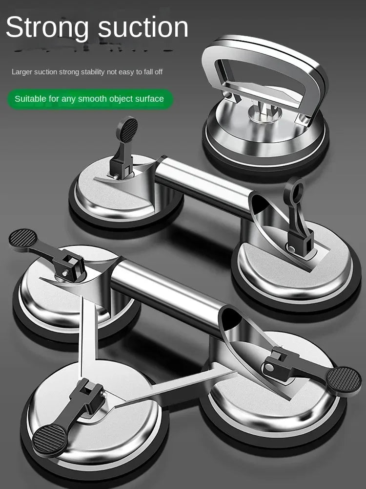 Vacuum Suction Cup Aluminium alloy Single-Claw Double-claw Three -jaw Suction Puller For Tile Glass Floor Sucker Handling Tool