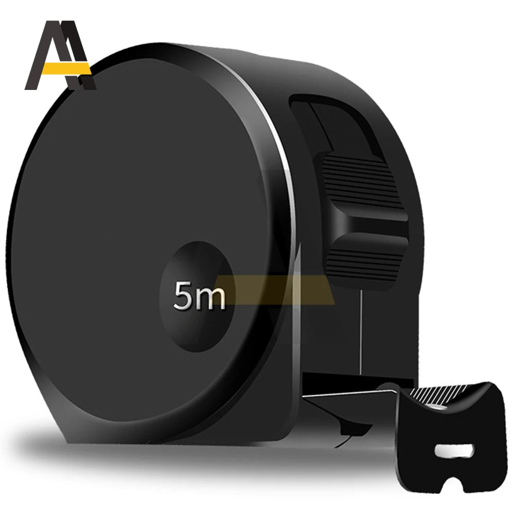 3/5M Black Steel Material Measuring Tape Multifunctional Household Measuring Tools Wear-resistant Measure Thickened Tape Measure