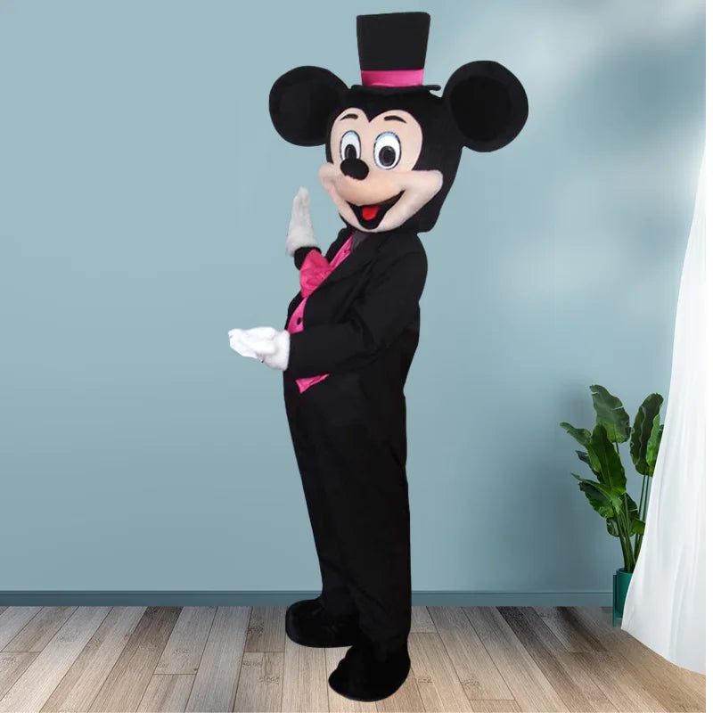 Cosplay Mickey Minnie Mouse Mascot Set Classic Cartoon Characters Advertising Event Party Adult Cosplay Costume Disney