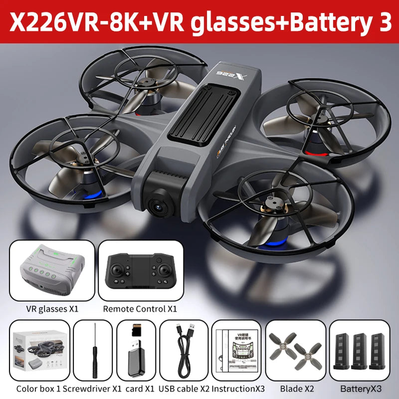 Lenovo Drone GPS RC 8K Professional HD Aerial Photography Laser obstacle avoidance Aircraft Quadcopter Three-axis gimbal Dron