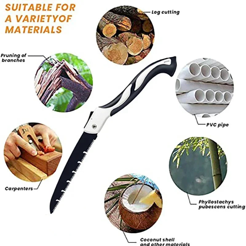 Folding Hand Saw Tool for Portable Woodworking