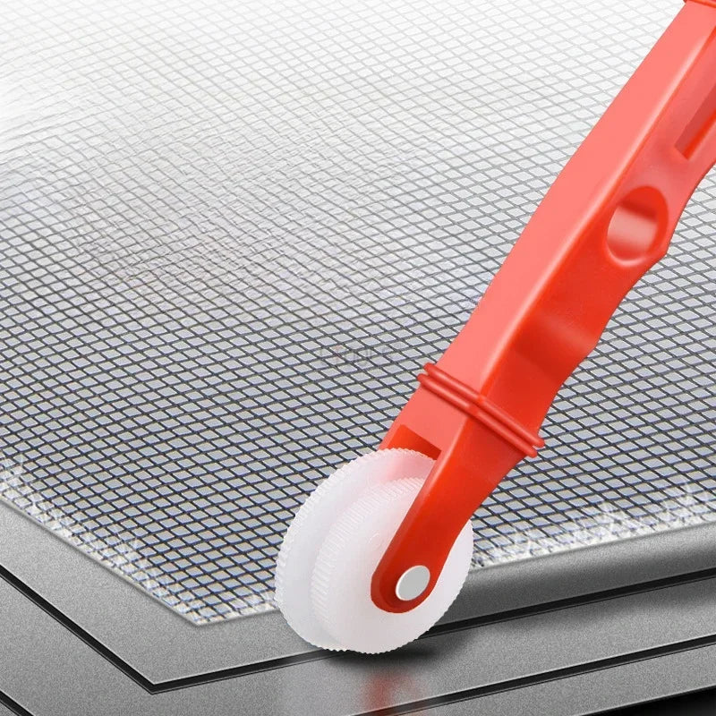 Rubber Mesh Wheel Window Installers Hand Tool Roller Spline Pulley for Door & Window Seal/Gasket Installation
