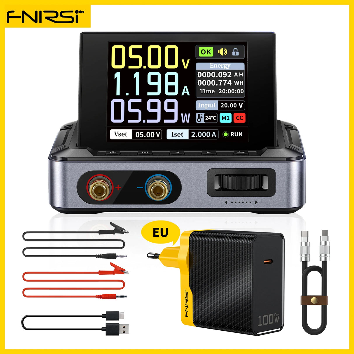 FNIRSI DPS-150 Laboratory DC Power Supply CNC Adjustable 30V 5A Digit Display Mini Portable Regulator Switching Power Supply