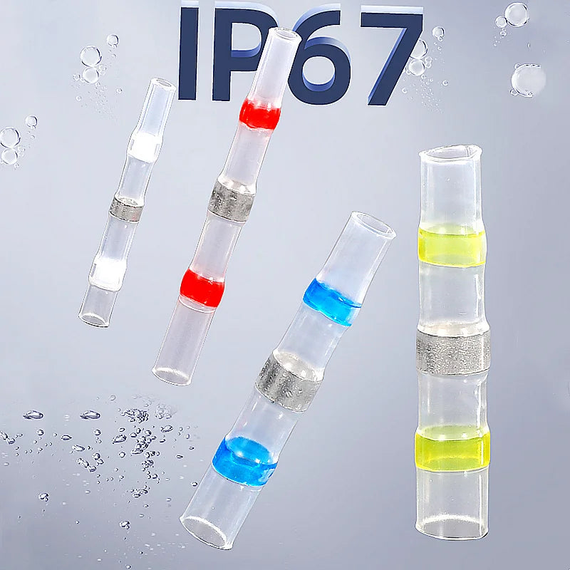 Welding Ring Heat Shrink Terminal, IP67 Waterproof, Electrical Equipment Connection Heat Shrink Tube, Wire Connector Terminal