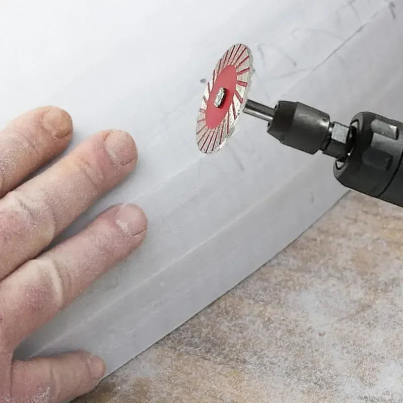 40mm Diamond Cutting Disc 6mm Shank Circular Saw Blade Sanding Disc Grinding Wheel For For Wood Metal Stone Granite Marble