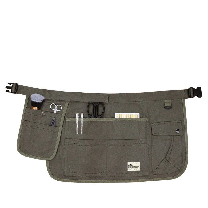Cotton Waist Apron Suitable for Both Men and Women With 9 Pockets Barbers Beauty Salons Garden Carpenters Apron