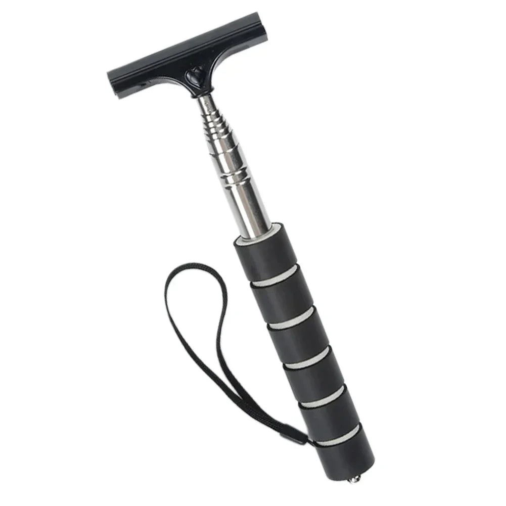 Portable Rainy Glass Window Cleaning Tool Wiper Telescopic Handle Car Side Mirror Squeegee Telescopic Rearview Mirror Squeegee