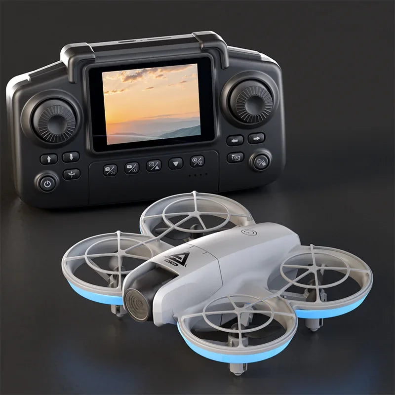 E69 Mini Drone Equipped With Screen Control Dual Cameras Optical Flow Aircraft Remote Control Aircraft, Suitable For Beginners